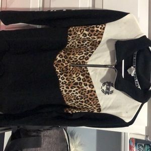 PINK victors secret half zip sweater